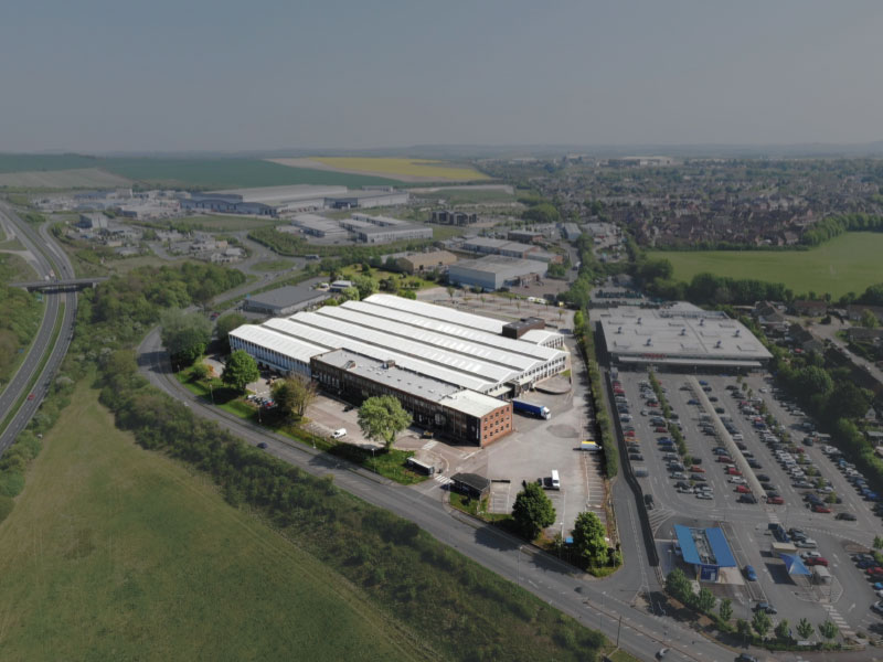Amesbury Distribution Park Aerial View
